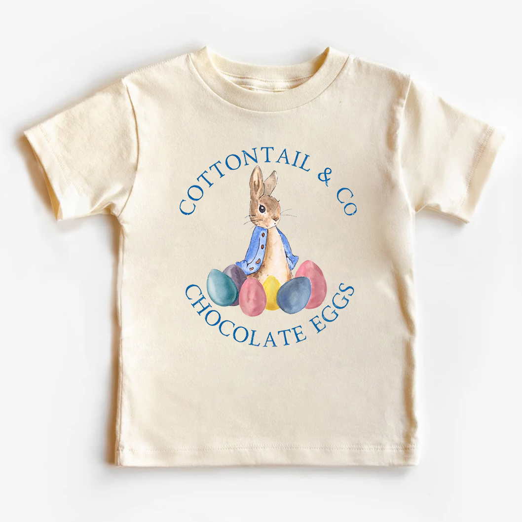 Peter Rabbit Chocolate Eggs Kids T-Shirt