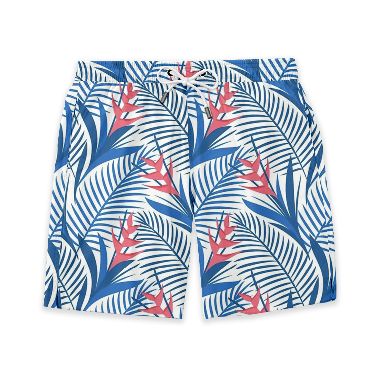 Heliconia Hawaiian Flowers Dad&Me Matching Shorts