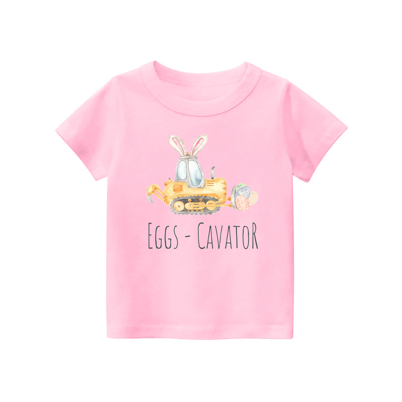 Eggs-cavator Tractor Baseball Kids T-Shirt