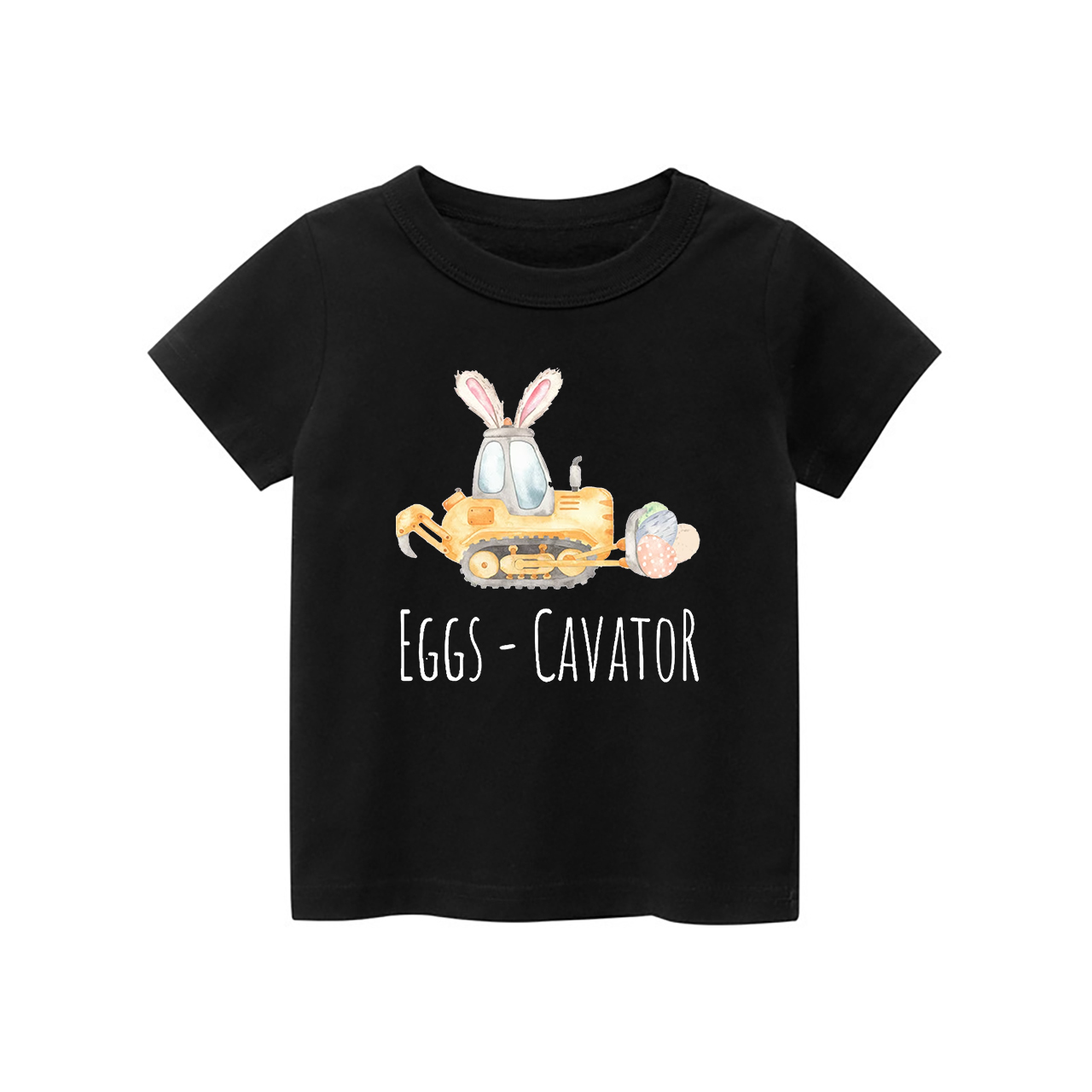 Eggs-cavator Tractor Baseball Kids T-Shirt