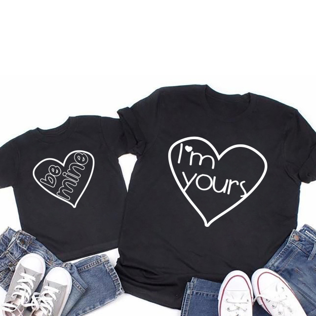I'm Yours & Be Mine Matching Tees For Mom & Me