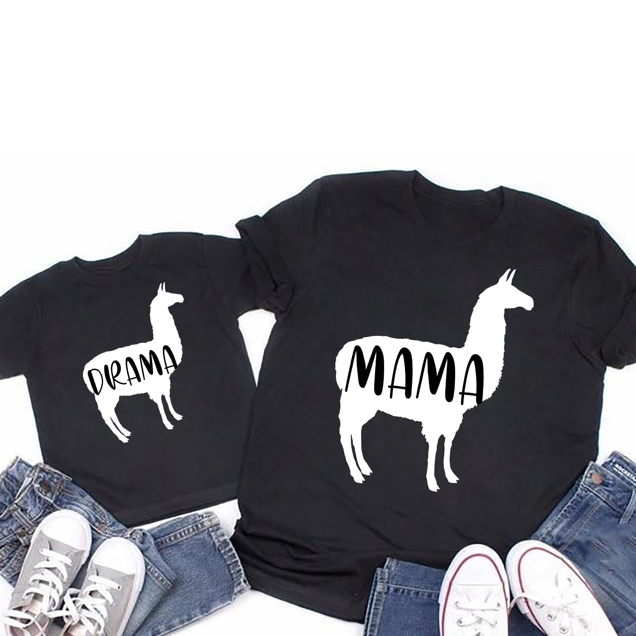 DRAMA & MAMA Matching Tees For Mother's Day