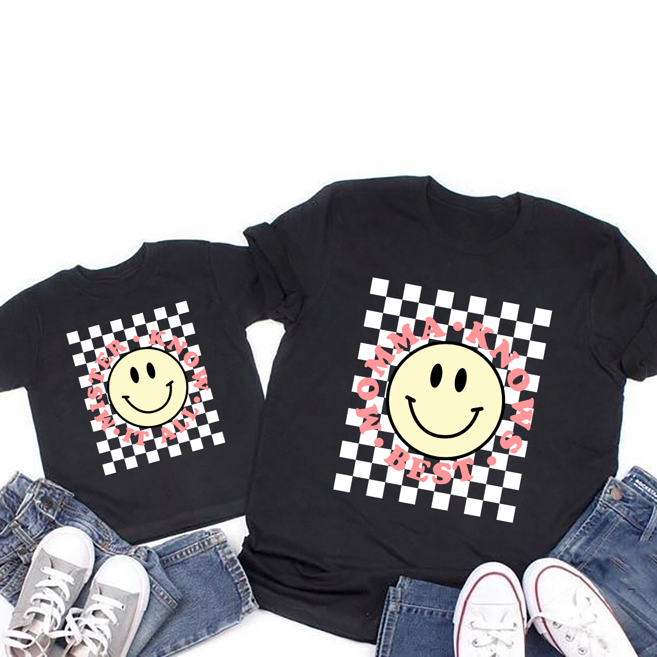Matching Tees Momma Knows Best For Mother's Day