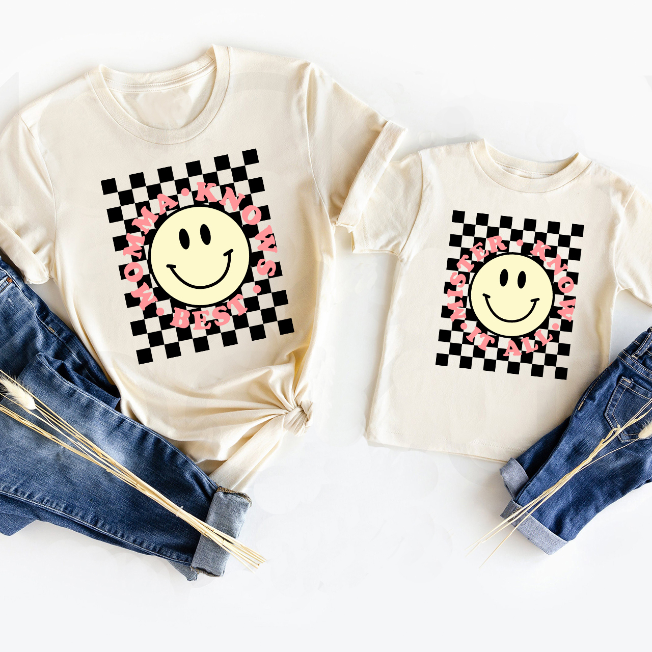 Matching Tees Momma Knows Best For Mother's Day