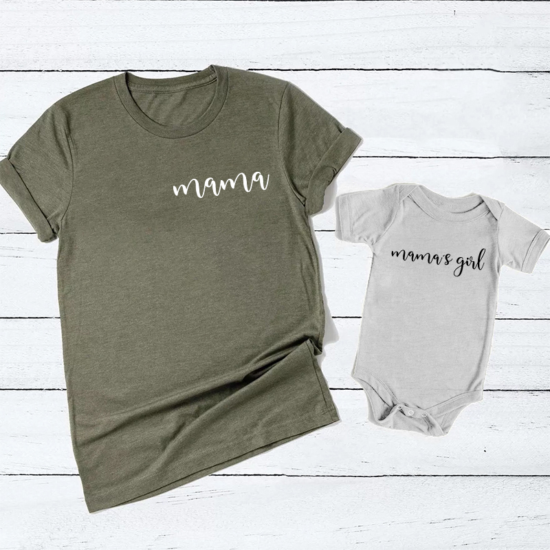 Mama's Boy Girl Matching T-Shirts For Mother's Day