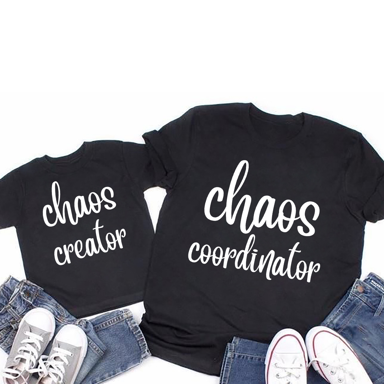 Chaos Creator & Coordinator Matching T-Shirts For Mother's Day