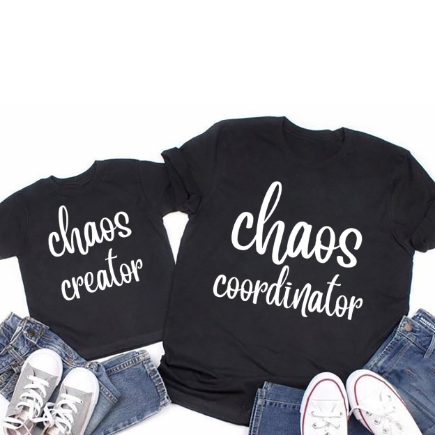 Chaos Creator & Coordinator Matching T-Shirts For Mother's Day