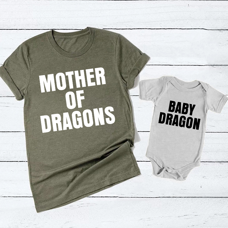 MOTHER OFDRAGONS Matching T-Shirts For Mother's Day