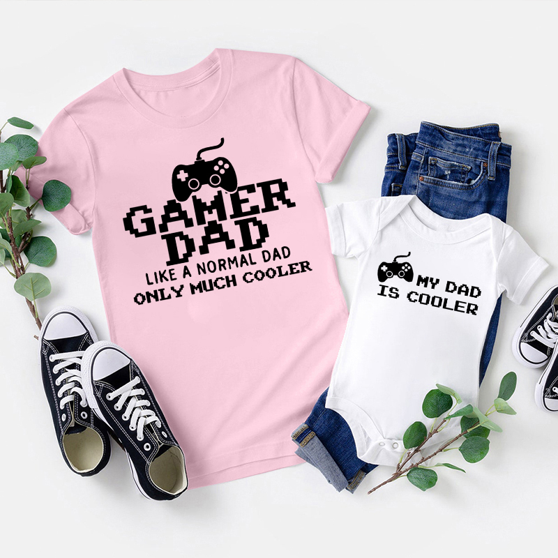 My Dad Is Cooler Matching Tees For Father's Day