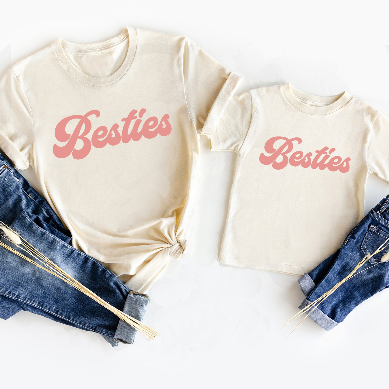 Besties Mother's Day Gift Matching T-Shirt