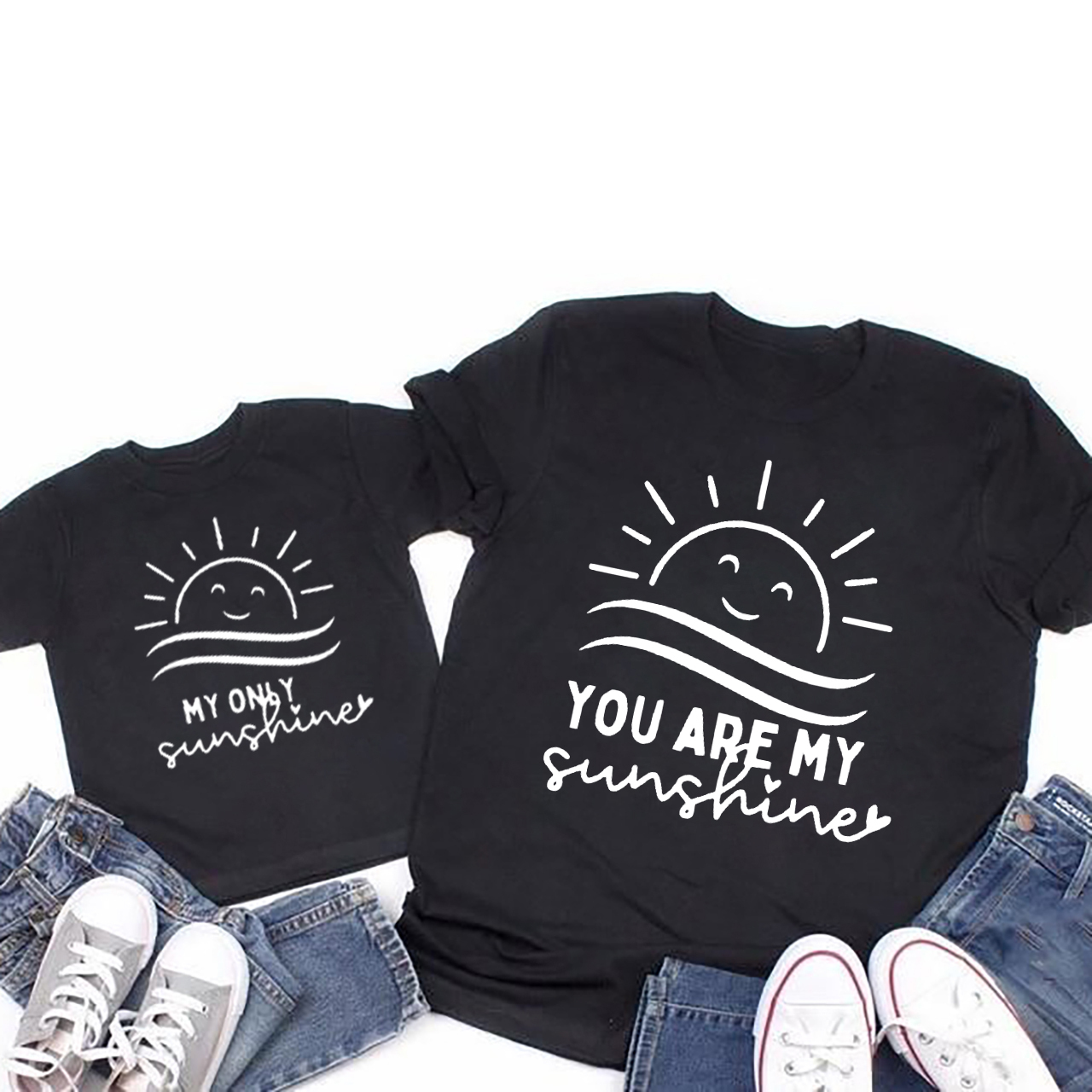 My Only Sunshine Mother's Day Gift Matching T-Shirt
