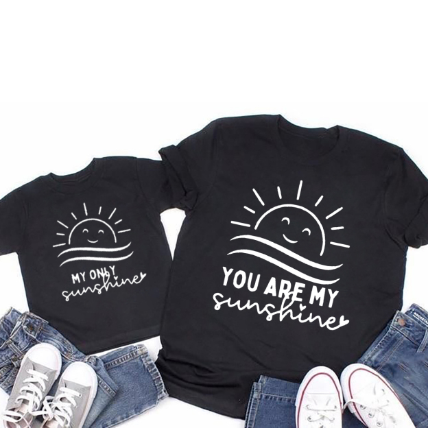 My Only Sunshine Mother's Day Gift Matching T-Shirt