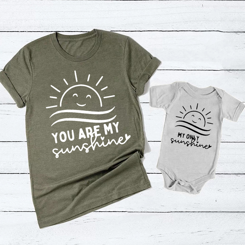 My Only Sunshine Mother's Day Gift Matching T-Shirt