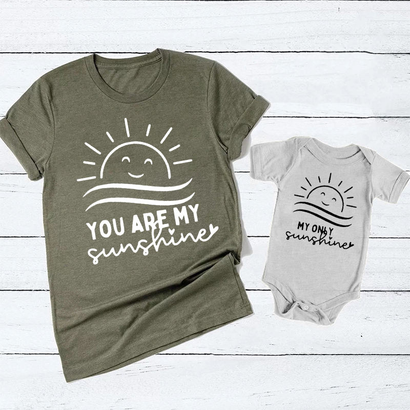 My Only Sunshine Mother's Day Gift Matching T-Shirt