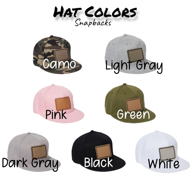 UPF 30+ Personalized Toddler Signature Name Hat-Colorful Leather Patch 