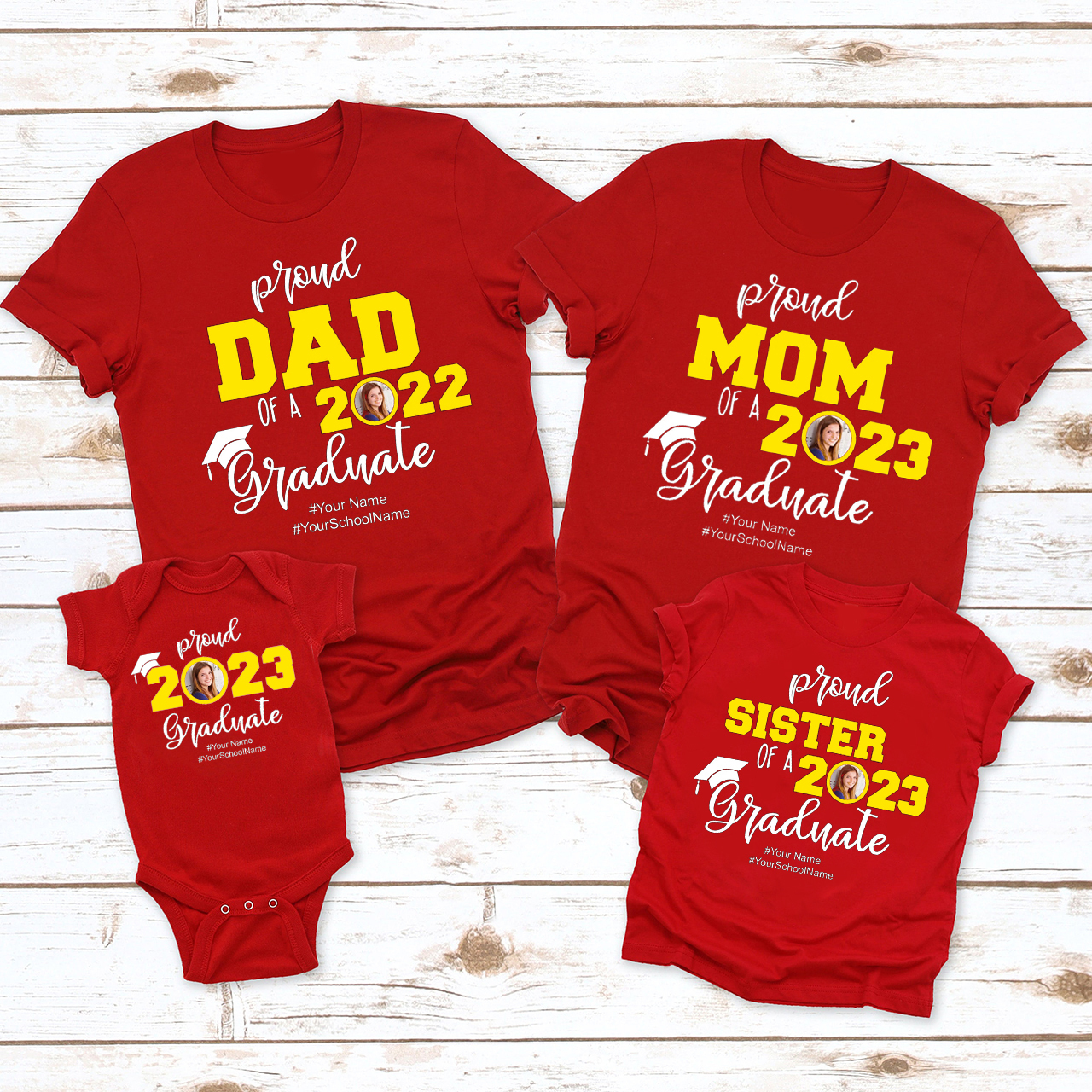 Personalized Proud Family Graduation Shirts