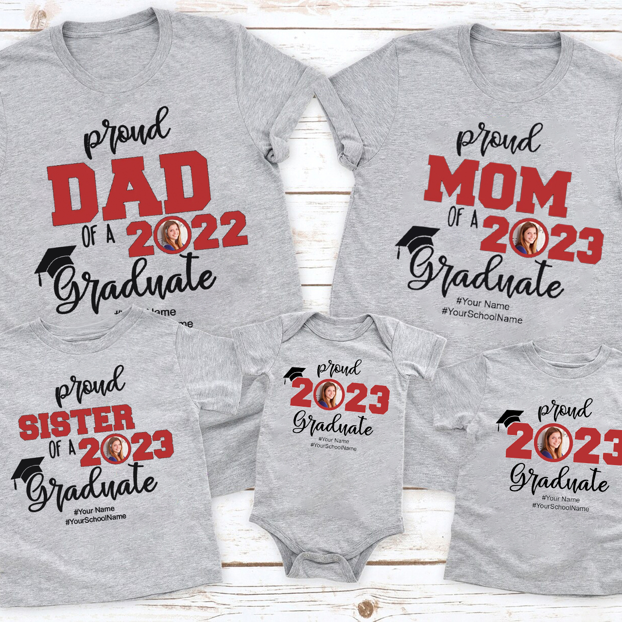 Personalized Proud Family Graduation Shirts