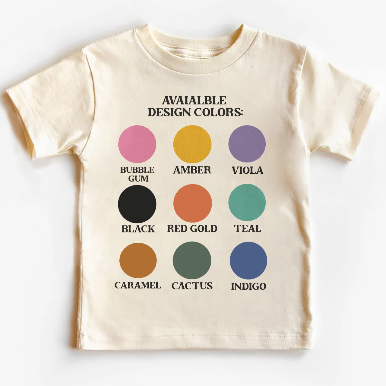 Personalized Kids Shirt - Retro Wavy Name