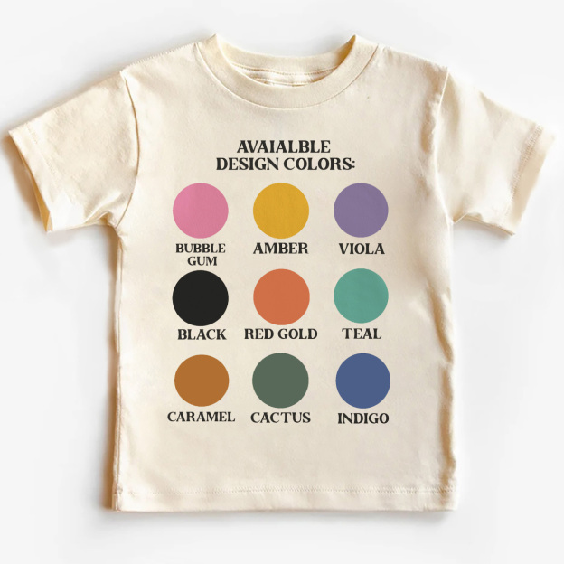Personalized Kids Shirt - Retro Wavy Name