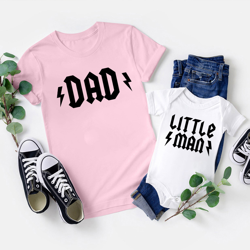 Rocker Daddy and Me Matching Shirts