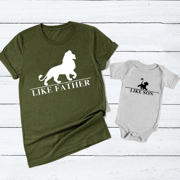 The Lion King Like Father Matching Shirts