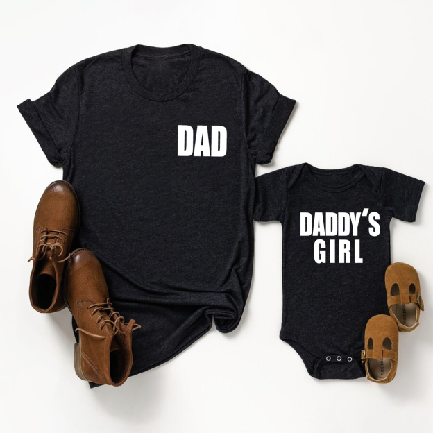 Matching Dad & Me Camo Bodysuit & Shirts