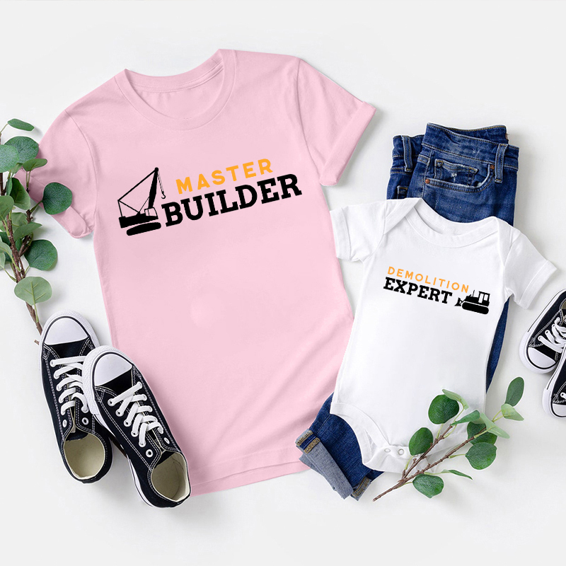 Builder Expert Dad&Me Matching Shirts