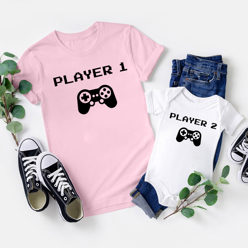 Matching First Father's Day Bodysuit & Shirts (Player)