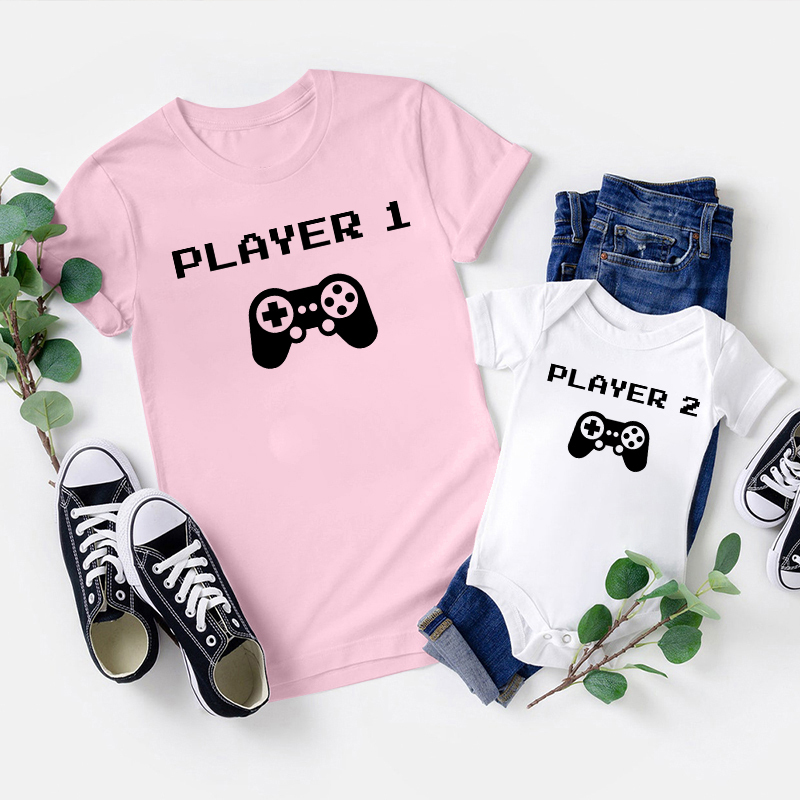 Matching First Father's Day Bodysuit & Shirts (Player)