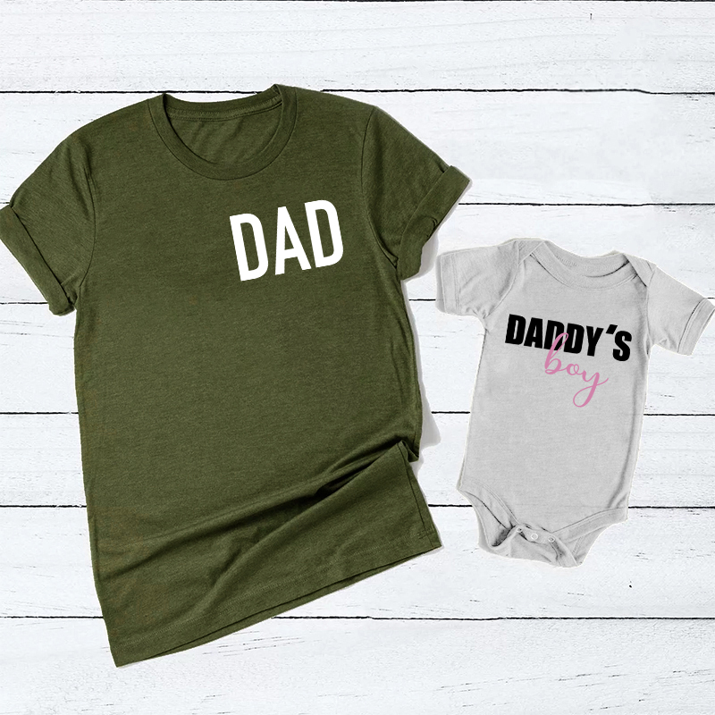 Matching Dad's Girl Father's Day Bodysuit & Shirts