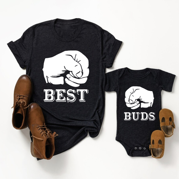 Best Buds Father's Day Matching Shirts