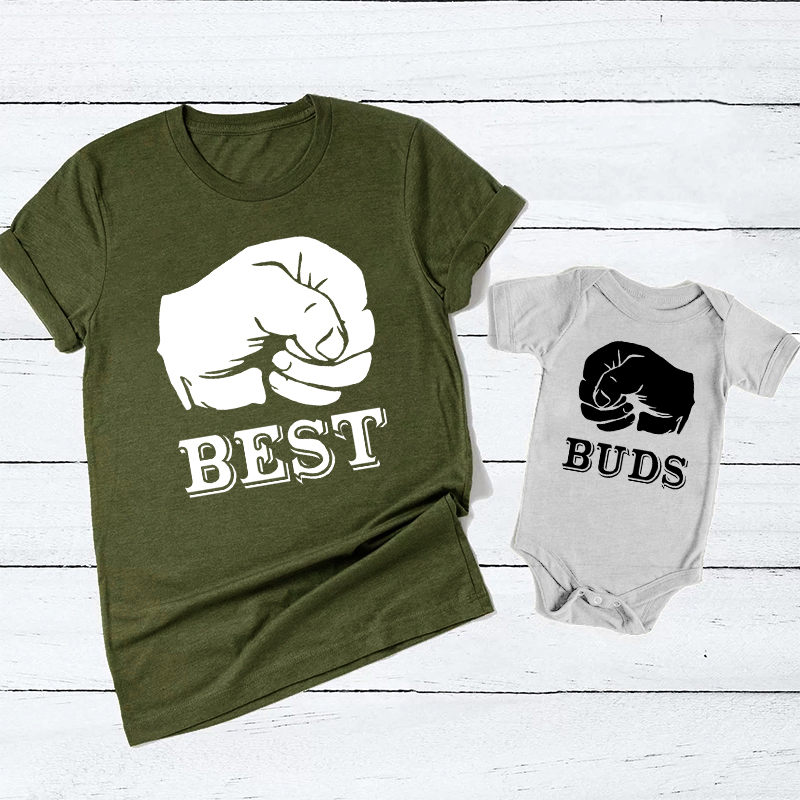 Best Buds Father's Day Matching Shirts