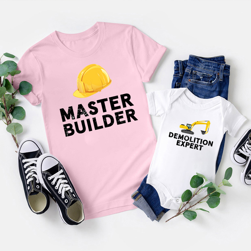 Builder Expert Dad&Me Matching Shirts
