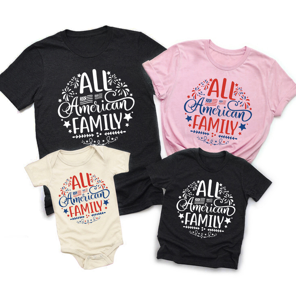 We Are All Family American Family Shirts