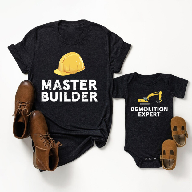 Builder Expert Dad&Me Matching Shirts