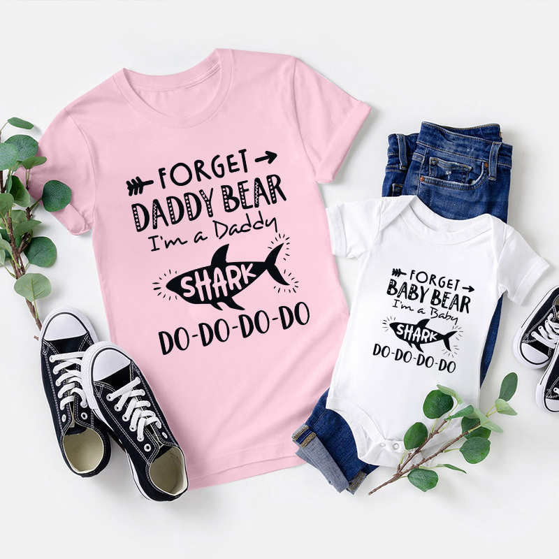 Daddy Shark Babby Shark Father's Day Matching Shirts