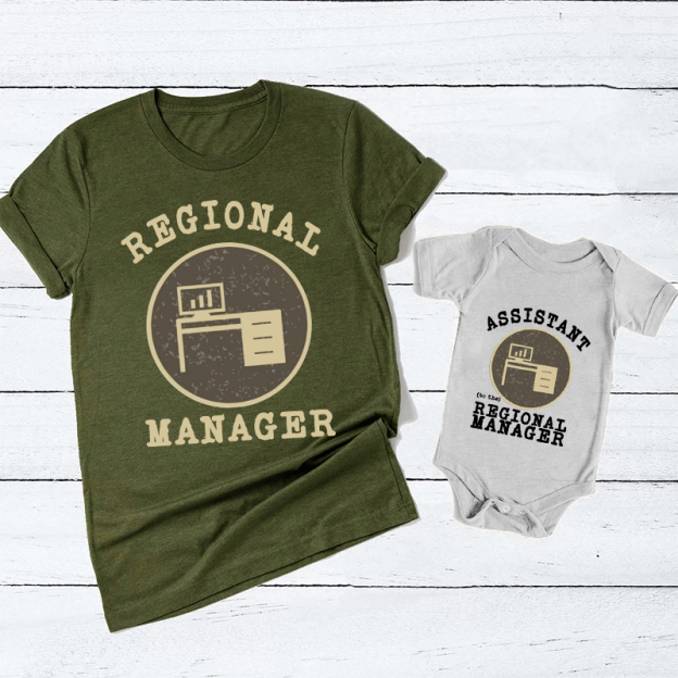 Regional Manager Assistant To The Regional Manager Matching T-Shirts
