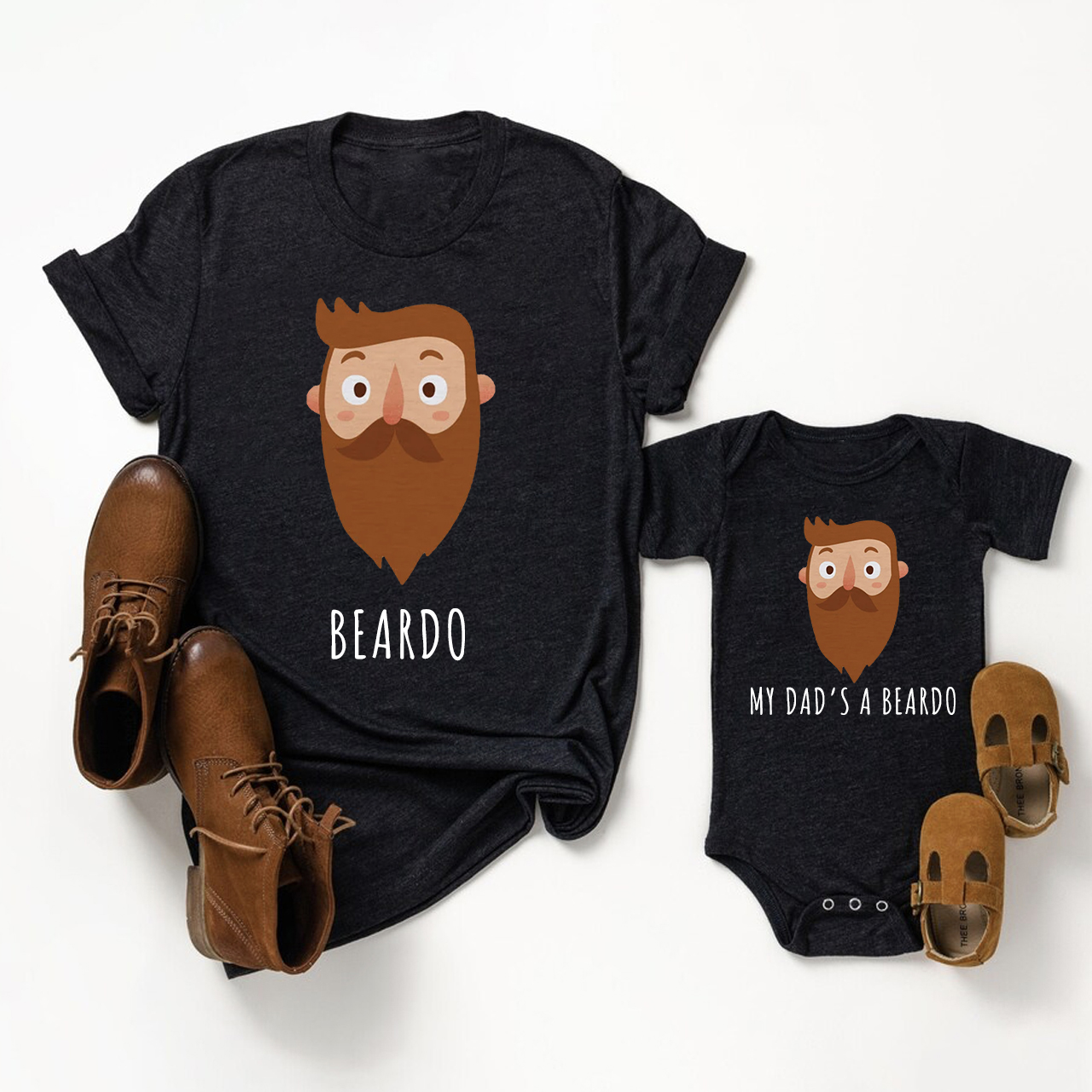 Beardo Matching Father's Day Shirt