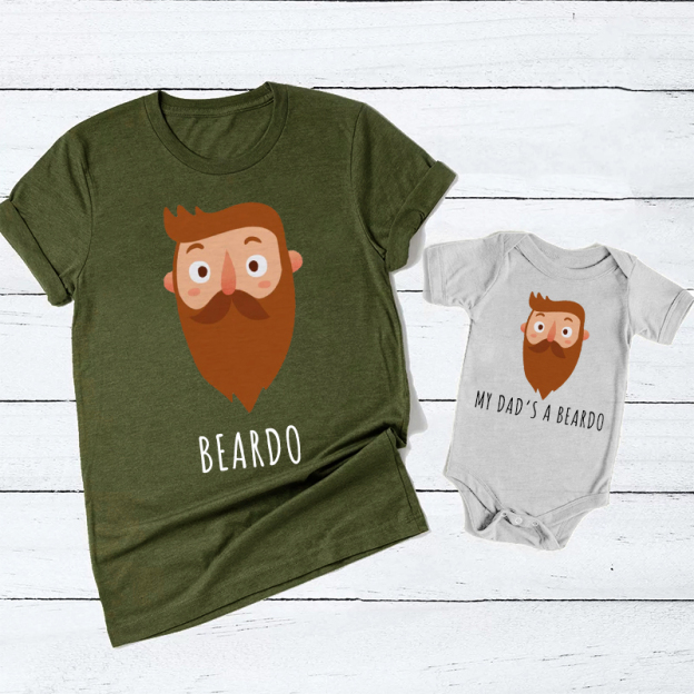 Beardo Matching Father's Day Shirt
