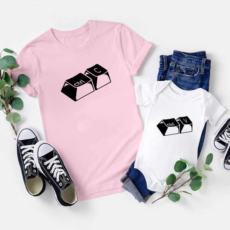 Funny Copy Paste Matching Father's Day Shirt