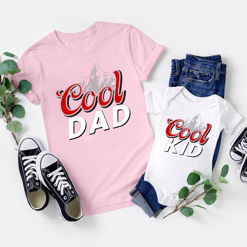 Cool Mountain Matching Father's Day Shirt