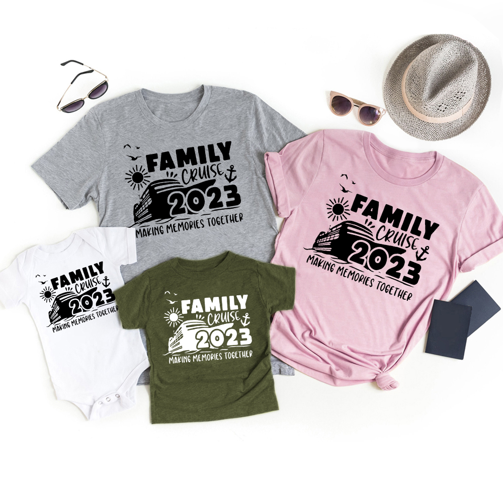 Making Memories Family Cruise Vacation Shirts