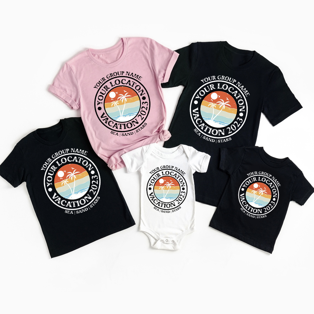 Custom Summer Vacation Shirts For Family Members