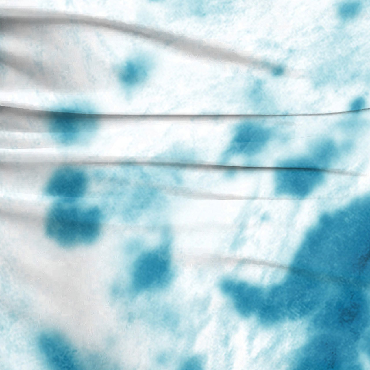 Blue Dream Tie Dye Two-Piece Pajama Set For Kids