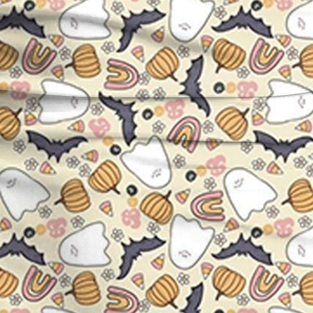 Pumpkin Imp Two-Piece Pajama Set For Kids