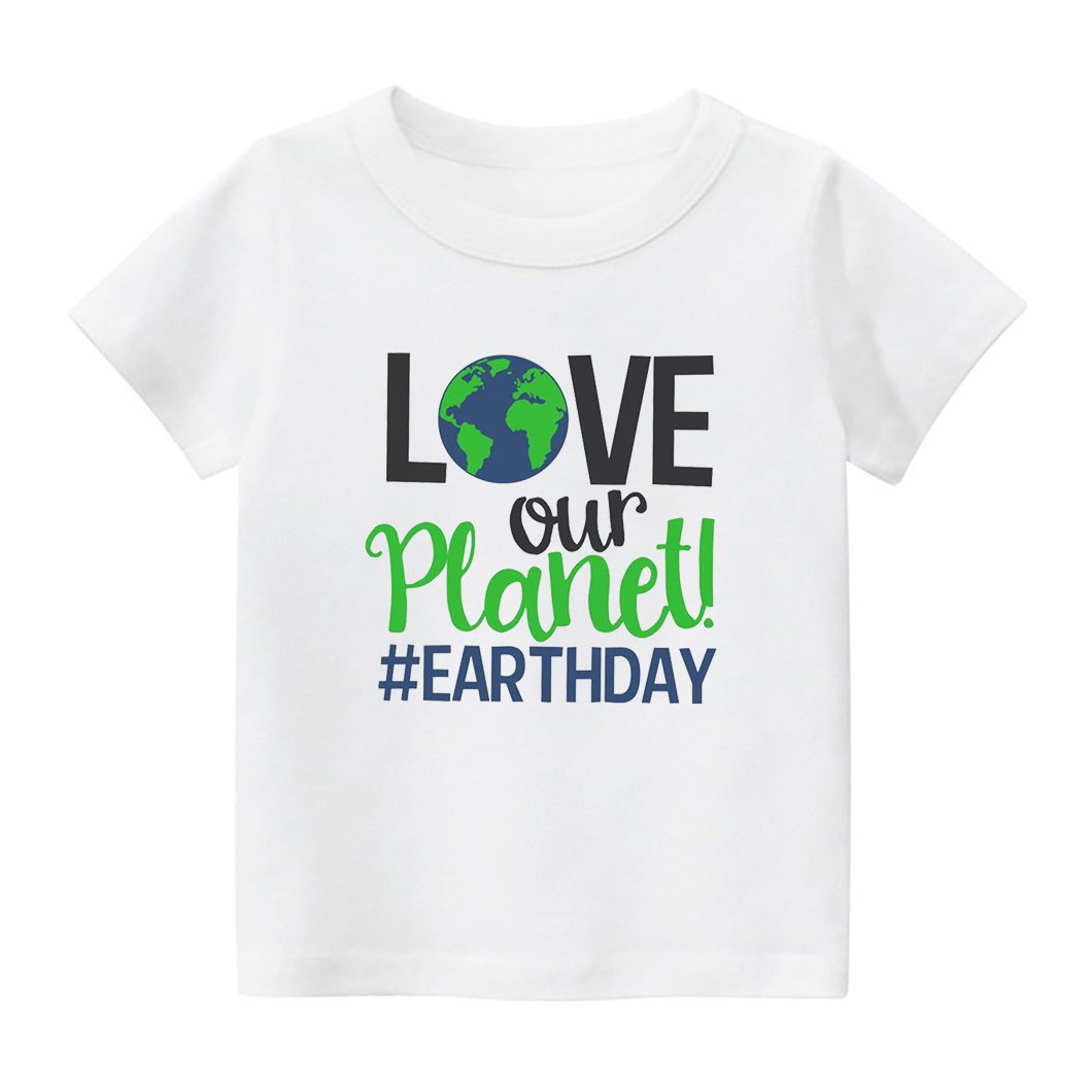 Love Our Planet Earth Day Kids T-Shirt