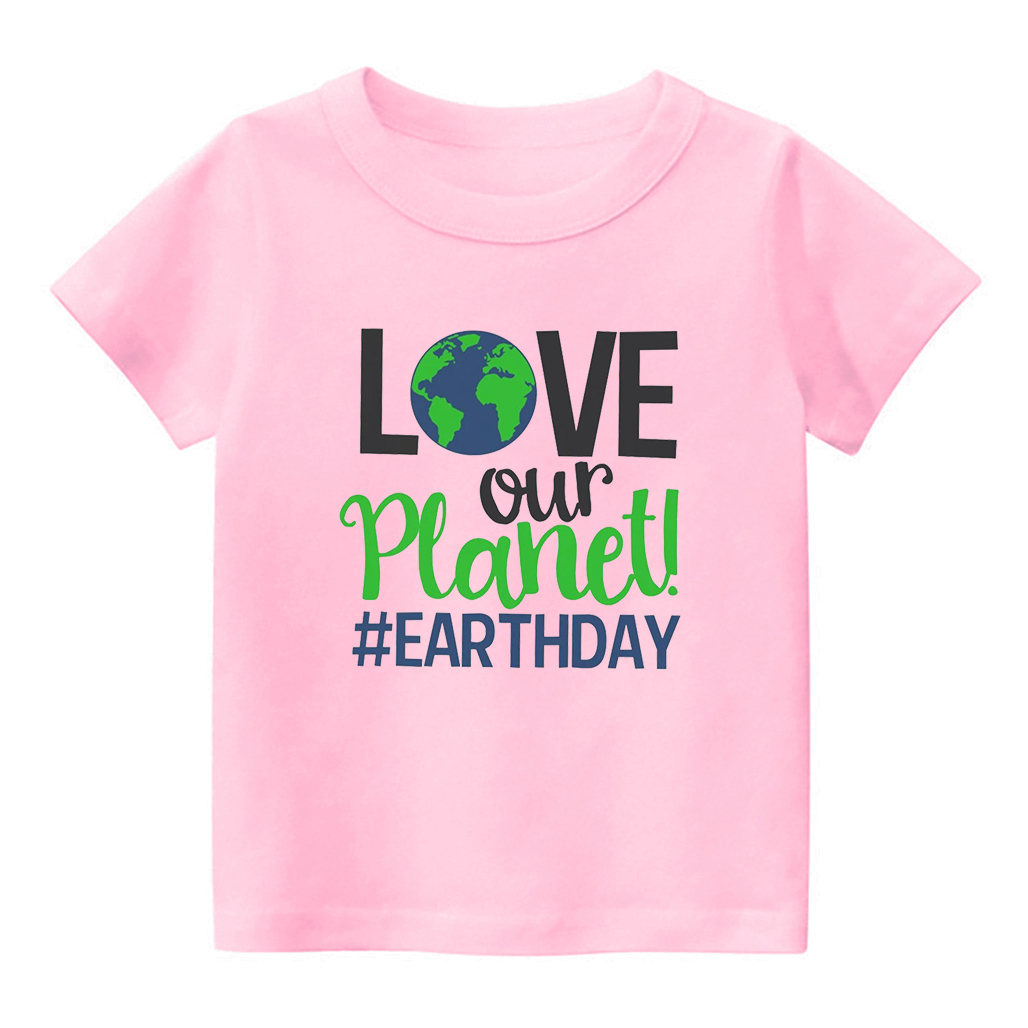 Love Our Planet Earth Day Kids T-Shirt