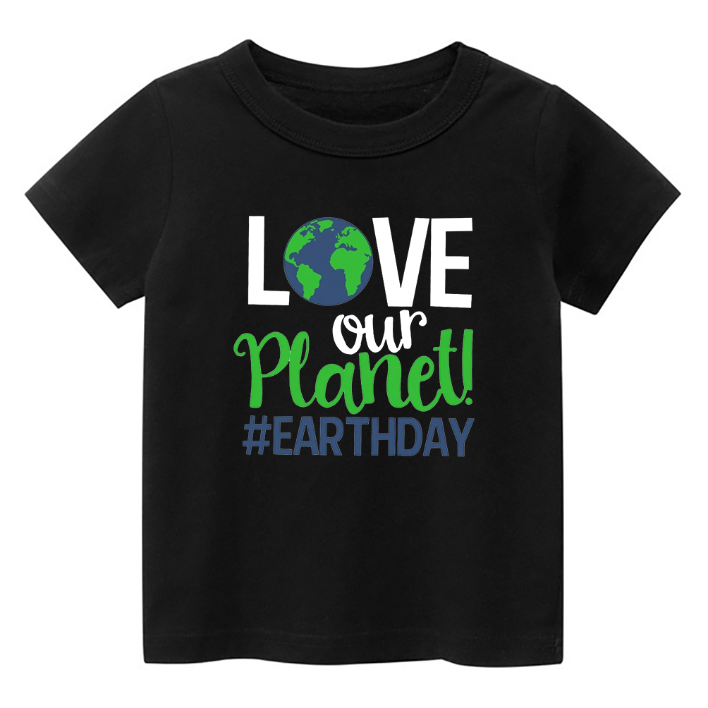 Love Our Planet Earth Day Kids T-Shirt
