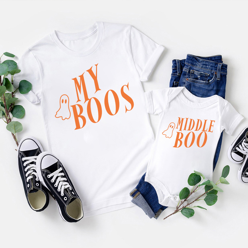 The Boo Funny Halloween Matching Family Shirts