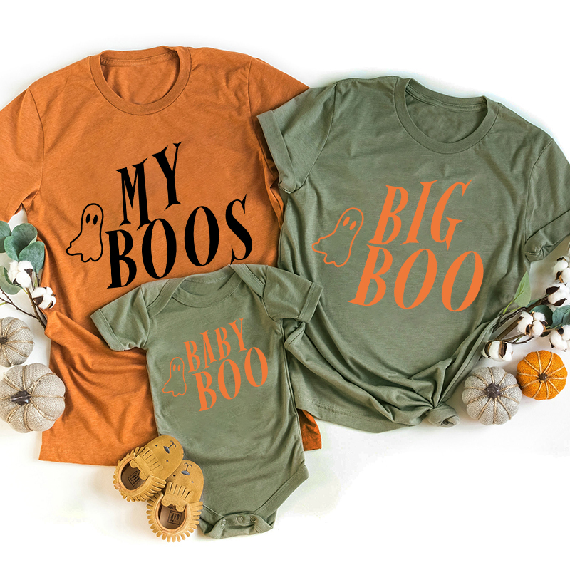 The Boo Funny Halloween Matching Family Shirts